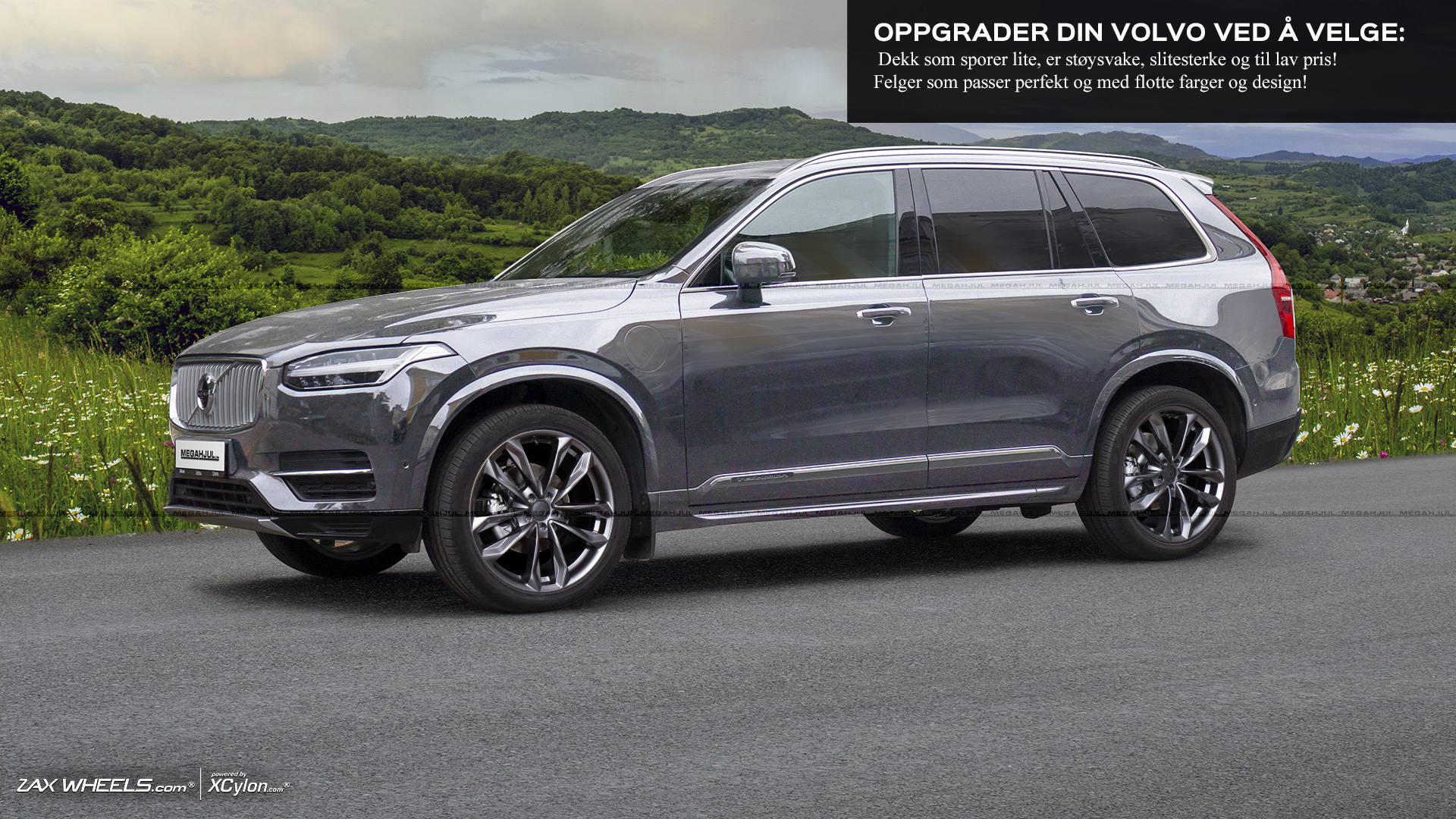 Normal package of wheels and tires for 271353-VOLVO-XC90-ALL